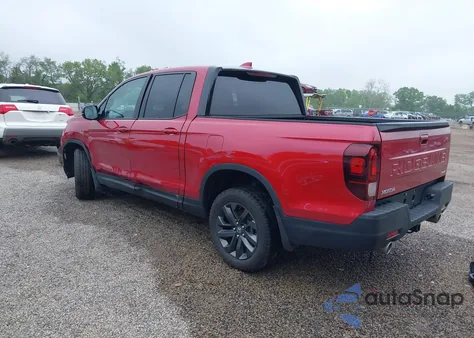 2025 Honda Ridgeline Sport from USA, damaged, VIN 5FPYK3F18SB007238